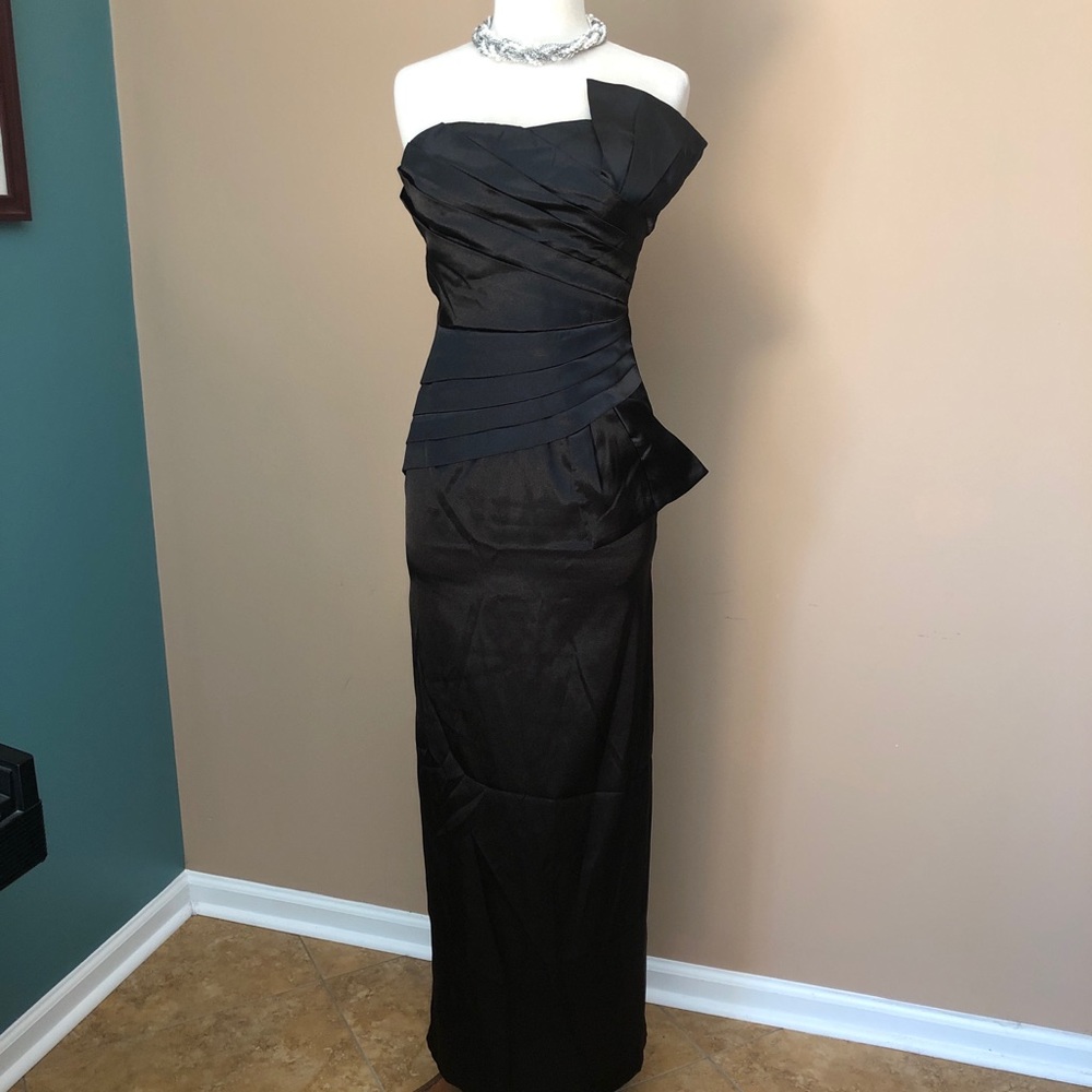 Beautiful detailed black formal gown